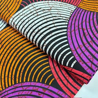afrikanischer waxprint stoff rot venua