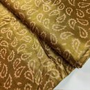 Mashru Silk Golden leaves
