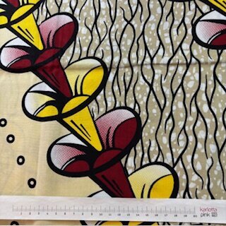 Trumpet Flowers  (Waxprint)