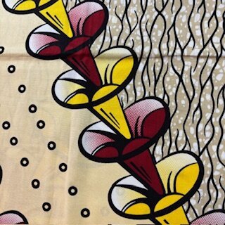 Trumpet Flowers  (Waxprint)