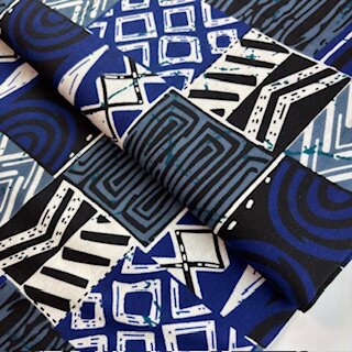 afrikanischer waxprint stoff rot venua