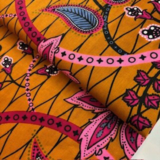 afrikanischer waxprint stoff rot venua