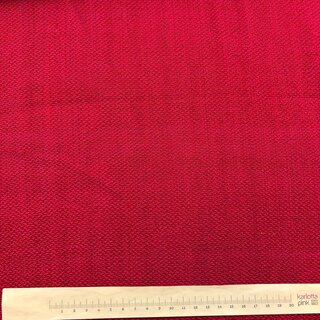 Merino Wollstoff duotone redpink- mit Bordre purple