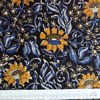 Blockprint Black Garden