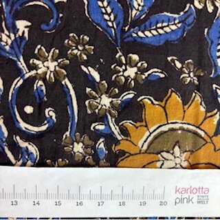 Blockprint Black Garden