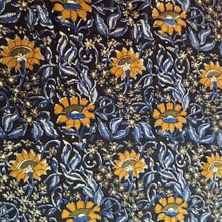 Blockprint Black Garden