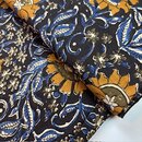 indischer blockprint baumwollstoff indigo