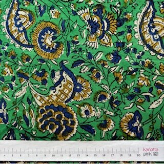 Blockprint Green Garden