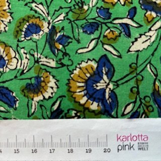 Blockprint Green Garden