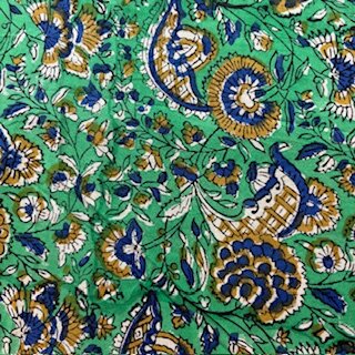 Blockprint Green Garden