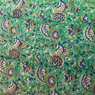 Blockprint Green Garden