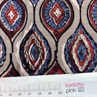 Blockprint Indian round Mompel