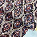 indischer blockprint baumwollstoff indigo