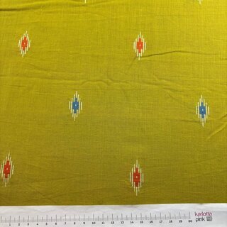 Indischer Jacquard Colored drops on lemon