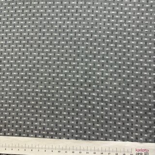 Indischer Jacquardstoff Karo grey