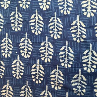 Blockprint INDIGO Leaves