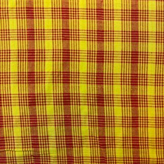 Handloom Karo red yellow
