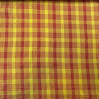 Handloom Karo red yellow