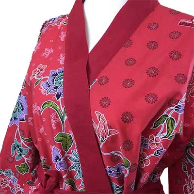 Kimonowochen mit Stoffaktion und Schnittmuster